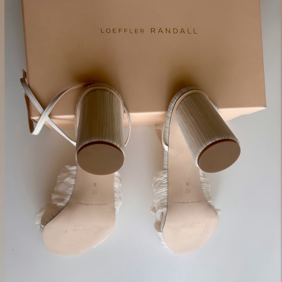 LOEFFLER RANDALL- Camellia Pearl Pleated Bow Heel - Picture 5 of 7